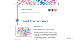 Desktop Screenshot of femgeniuses.com