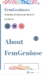 Mobile Screenshot of femgeniuses.com