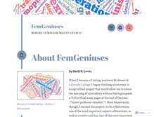 Tablet Screenshot of femgeniuses.com